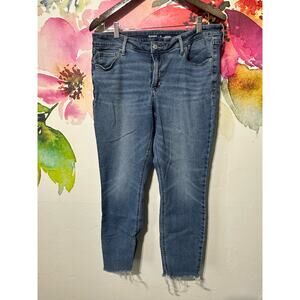 Women's Old Navy Medium Wash Mid-Rise Rockstar Super Skinny Jeans size 16